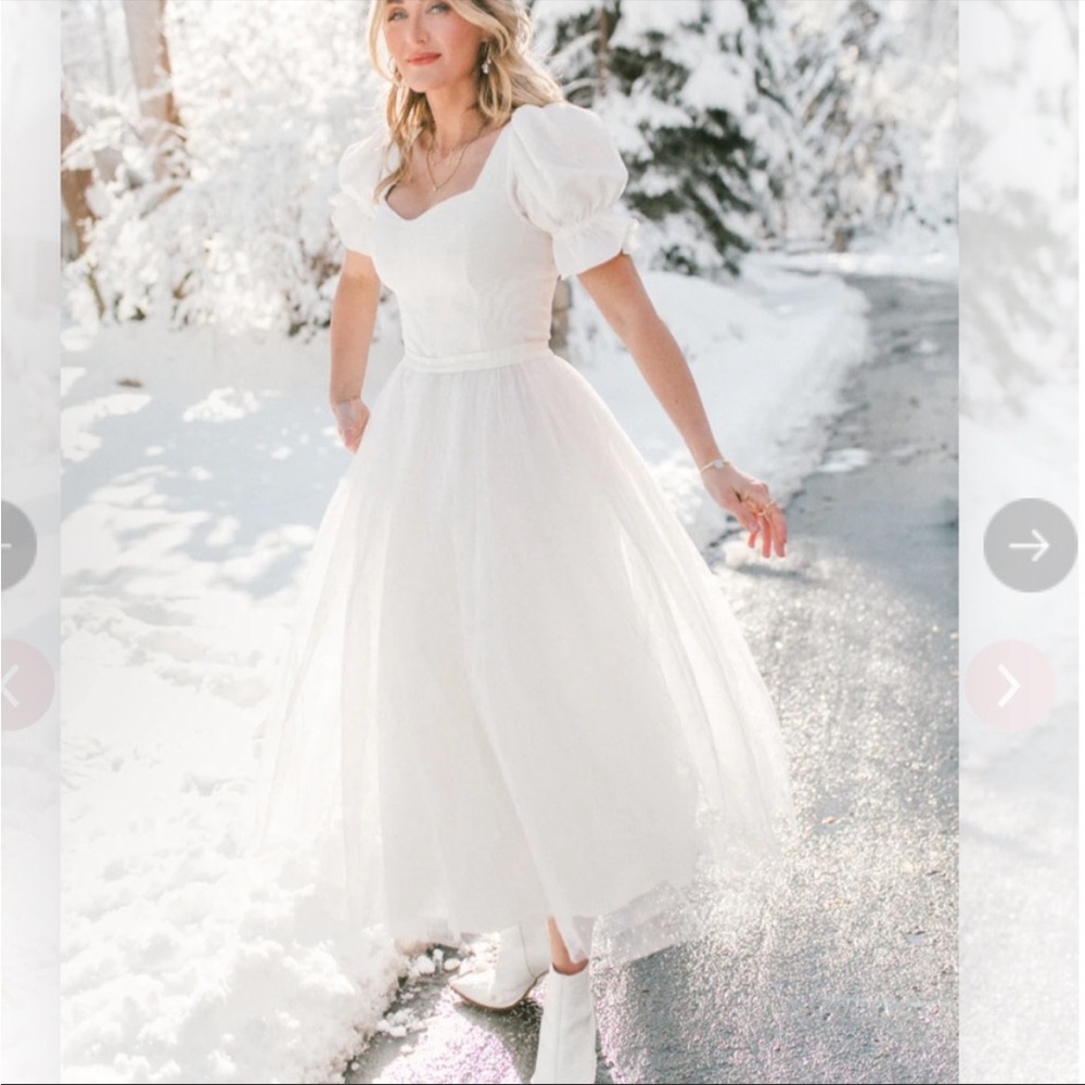 White Ballerina Tulle Dress